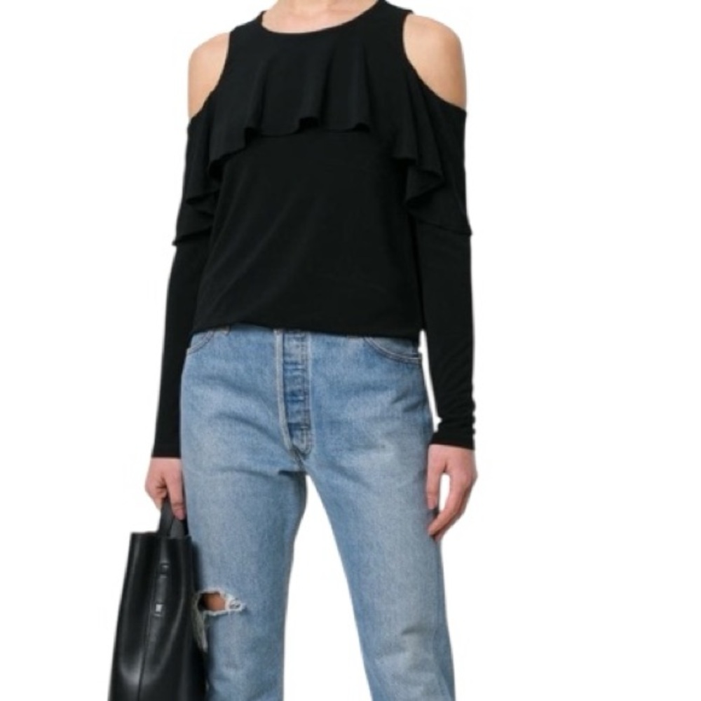 Michael Kors Cold Shoulder Long Sleeve Size XS